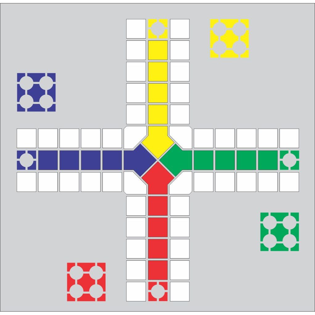 Ludo Game Playground Game Stencils: Fun and Educational – Stencil Ease