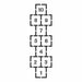 Traditional Square Hopscotch Stencil