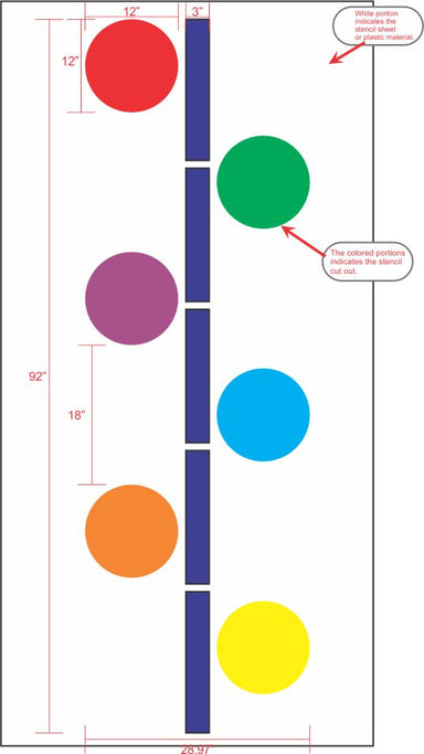 Circle Hop | Playground Game Stencil