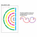 Balancing Act Lines | Playground Stencil