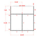 pickleball court stencil diagram