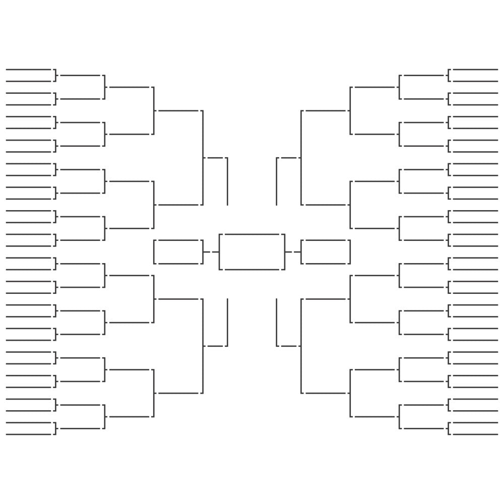 Tournament Bracket Stencil