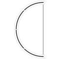Center Court Jump Ball Circle | for Stencil Ease Basketball Court Stencils