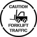 Forklift Traffic Stencil