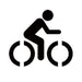 Bicycle Trail Recreational Guide Symbols Stencil