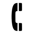 Telephone Recreational Guide Symbol Stencil