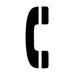 Telephone Recreational Guide Symbol Stencil