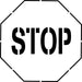 Stop Sign Stencil