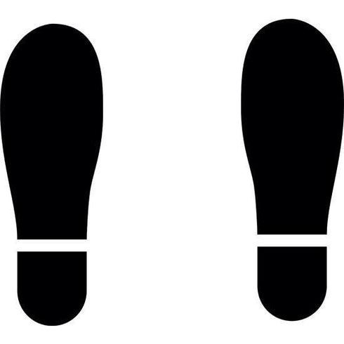 Footprint Shoe Print Warehouse Safety Stencil – Stencil Ease
