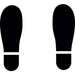 Footprint/ Shoe Print Warehouse Safety Stencil