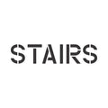 STAIRS parking garage stencil