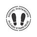 Social Distancing Floor Circle Stencil | Reopen Safely Signs