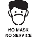 Reopen Safely Signs | No Mask  No Service
