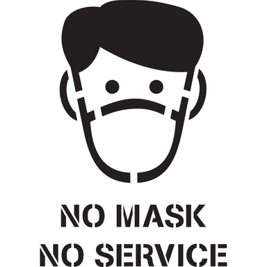 Reopen Safely Signs | No Mask No Service