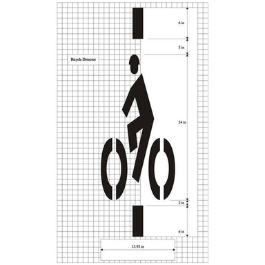 Bicycle Detector - MUTCD Standard Stencils