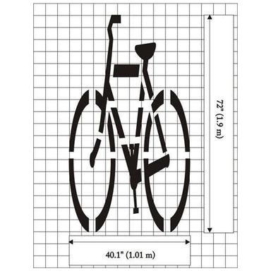 Bike Symbol MUTCD Pavement Marking Stencils