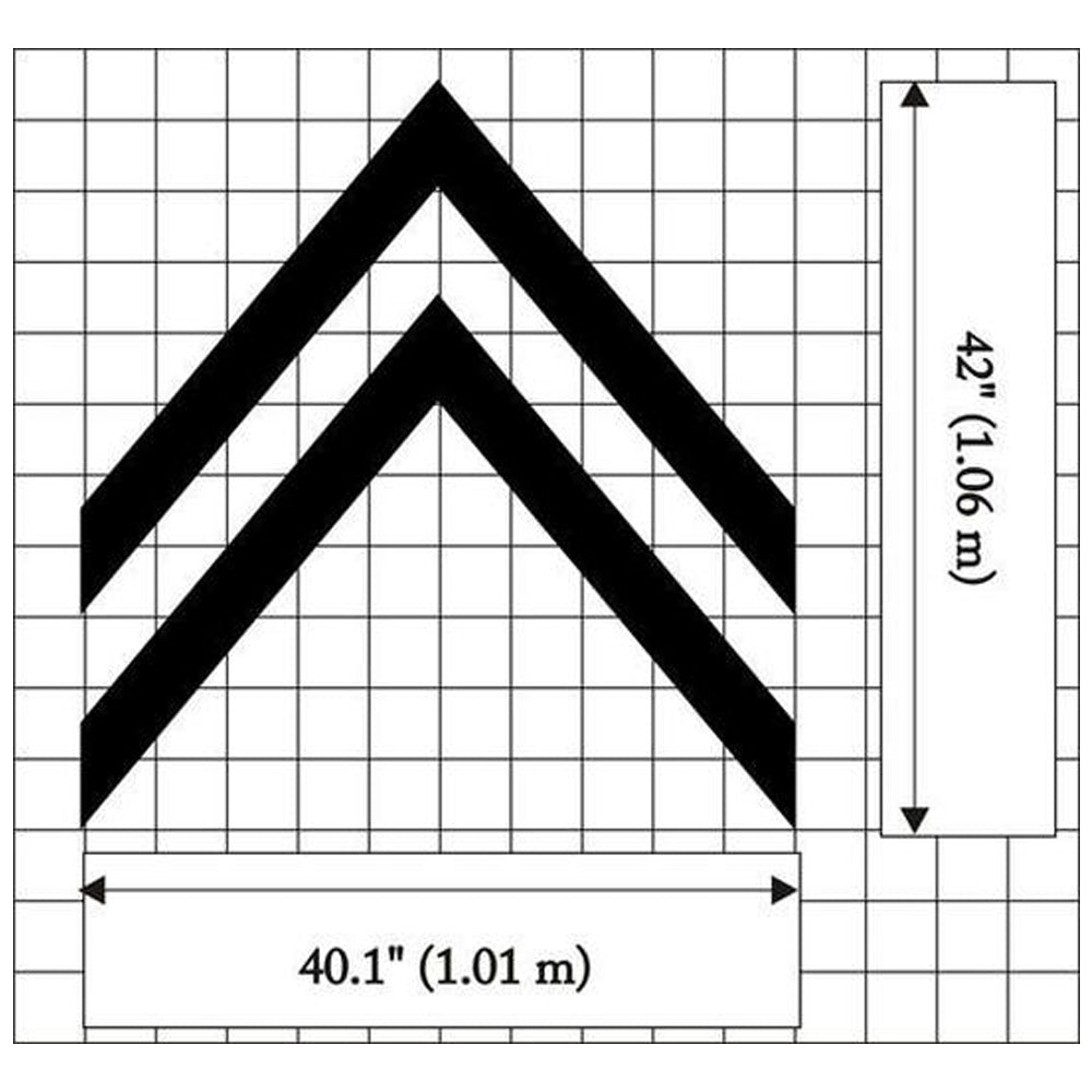 Chevron MUTCD Standard Roadway Stencils