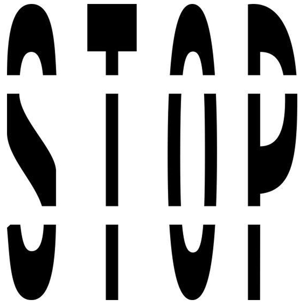 MUTCD standard STOP Stencil