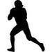 Receiver Football Stencil