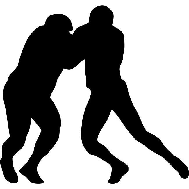 Tackle Football Stencil