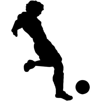 Chip Kick Soccer Stencil