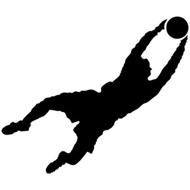 Goalkeeper Soccer Stencil