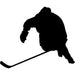 Forward Stride Hockey Stencil