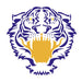 Tiger Face Forward Mascot Stencil