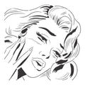 Graffiti Pop Art Face 4 by Gray Gardens SPECIAL FACE SHEET NO BAG