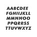 Futura Letter and Number Stencil Sets