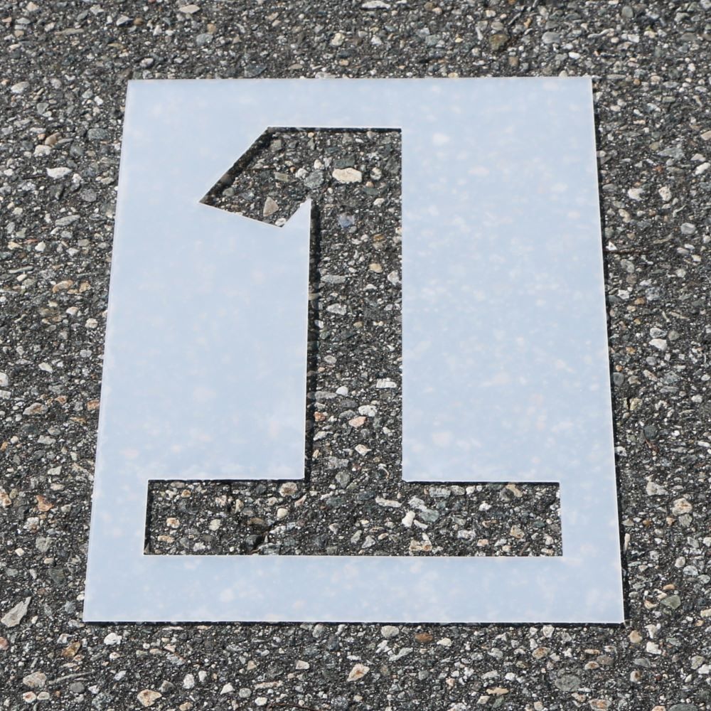 Single Digit Number Set (0-9) | Parking Space Numbering System | Basic ...