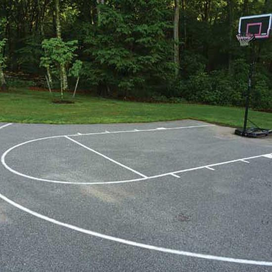 NCAA Basketball Court Stencil