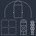Playground Stencil Set