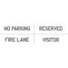 4 Piece Parking Spot Stencil Kit