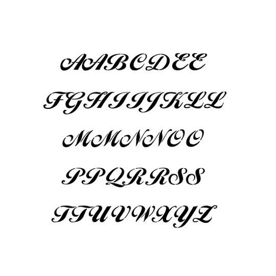 Monogram Letter and Number Stencil Sets