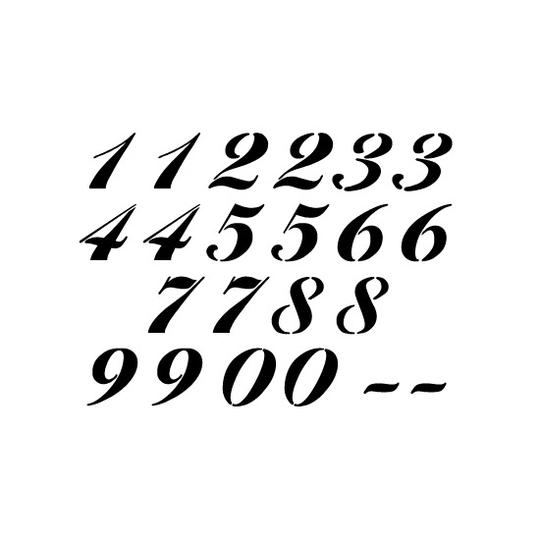 Letter Stencils, Symbols Numbers Craft Stencils 3 Inch, 72 Pcs