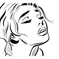 Graffiti Pop Art Face 3 by Gray Gardens SPECIAL FACE SHEET NO BAG