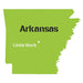 Arkansas State Map Stencil