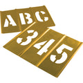 Brass Letter and Number Stencil Sets
