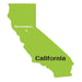 California State Map Stencil