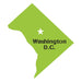 Washington D.C. Map Stencil