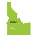Idaho State Map Stencil