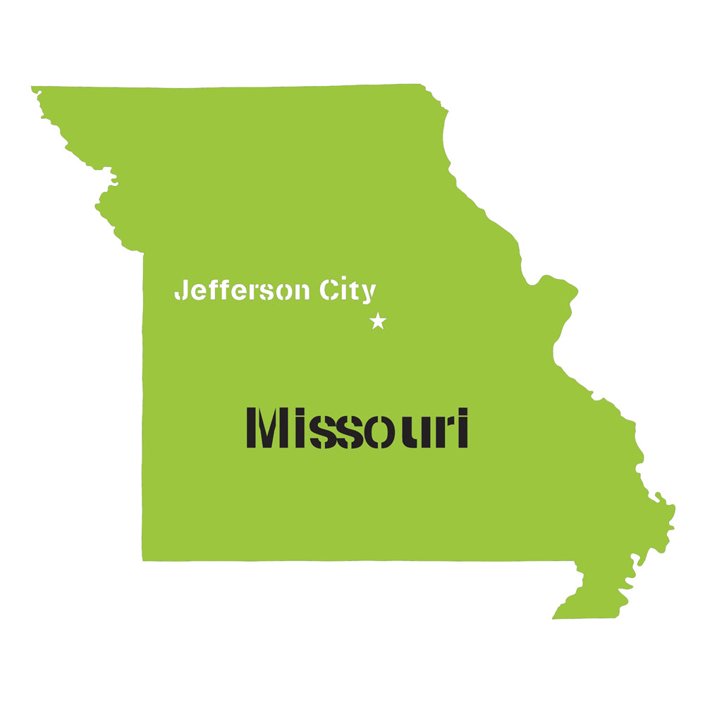Missouri State Map Stencil Project