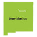 New Mexico State Map Stencil