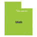 Utah State Map Stencil