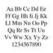 Times New Roman Letter and Number Stencil Sets