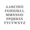 Times New Roman Letter and Number Stencil Set