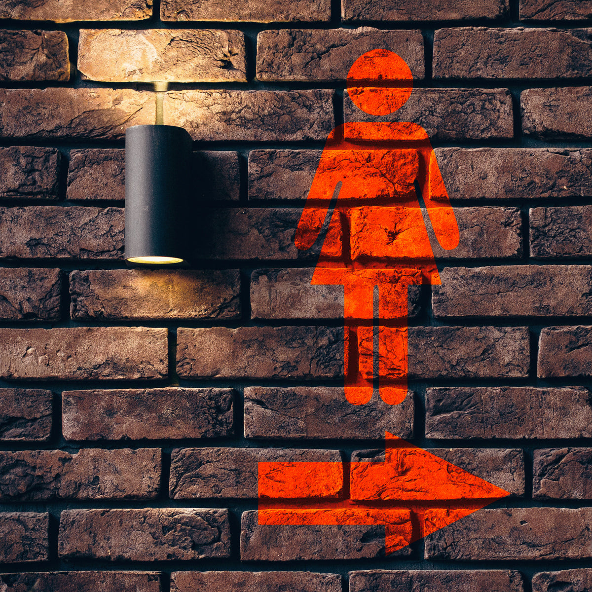 Women and Men Sign Stencil | Clear Gender-Specific Signage – Stencil Ease