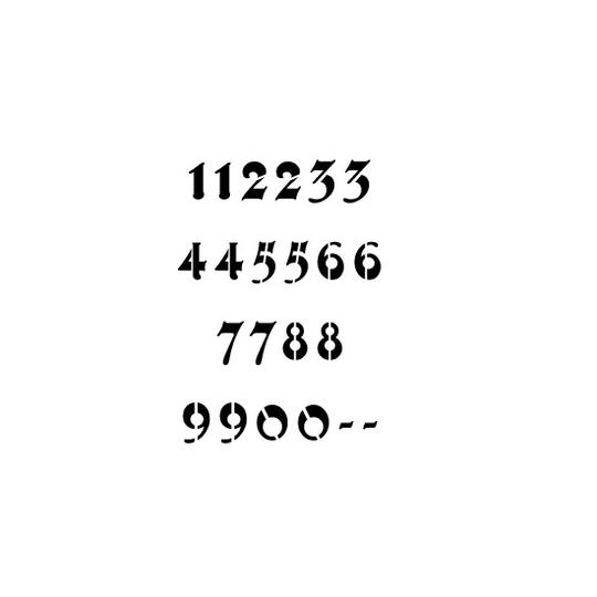 Artistik Letter and Number Stencil Sets