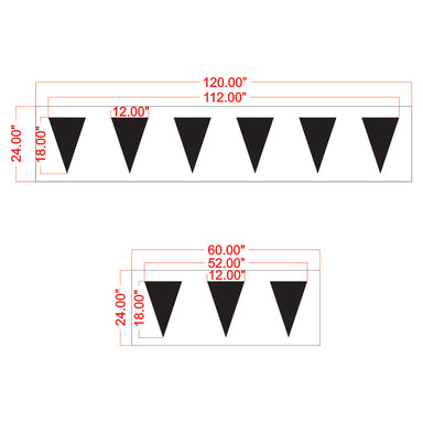 Crosswalk Yield Line Stencil